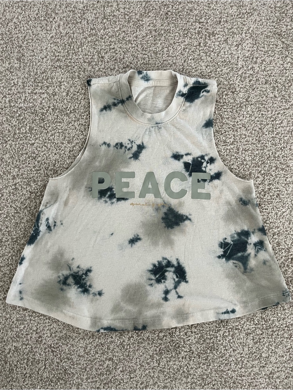 Spiritual Gangster PEACE Tie-Dye Tank